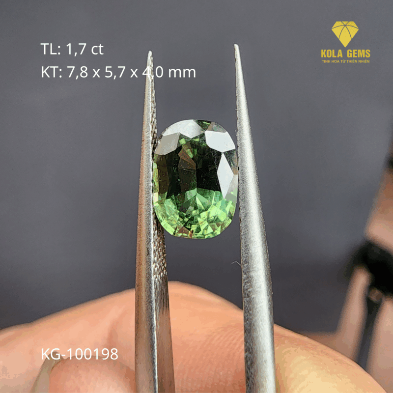 Sapphire Xanh Rêu Tự Nhiên KG-100198