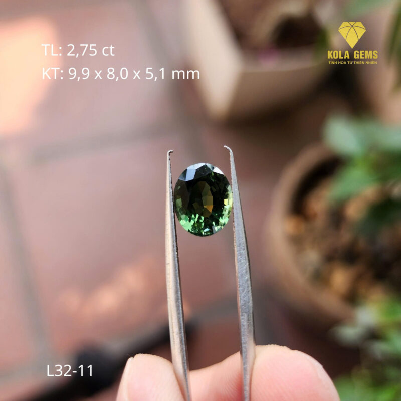 Tourmaline Xanh Tự Nhiên L32-11