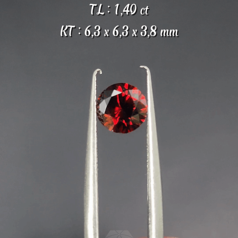 Zircon Nâu CamTự Nhiên KG-100105